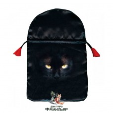 Черная кошка - мешочек для карт Таро