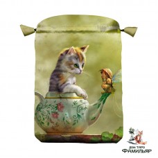 Фантастические кошки мешочек для карт Таро и оракулов