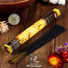 Благовония HEM GOLD RAIN Золотой дождь (Нероли, голубой лотос, сандал,чампа)