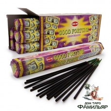 Благовония HEM GOOD FORTUNE/Цветы рудракши, сандал, апельсин, бамбук