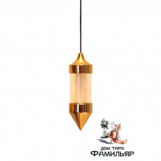 Маятник с золотым покрытием Прозрачный (Италия) с мешочком.