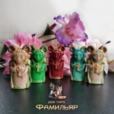 Свеча Защита Духа с руной Альгиз