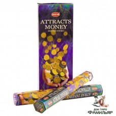 Благовония HEM ATTRACTS MONEY (Бергамот, Пачули денежные)