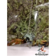 Маятник Зеленая яшма биолокационный